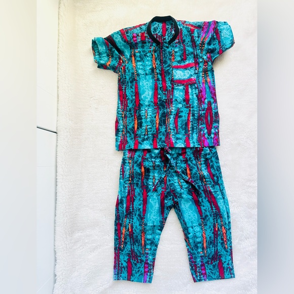 Other - Handmade Boys Short Sleeve African print 2Piece Set Toddler 2T-3T